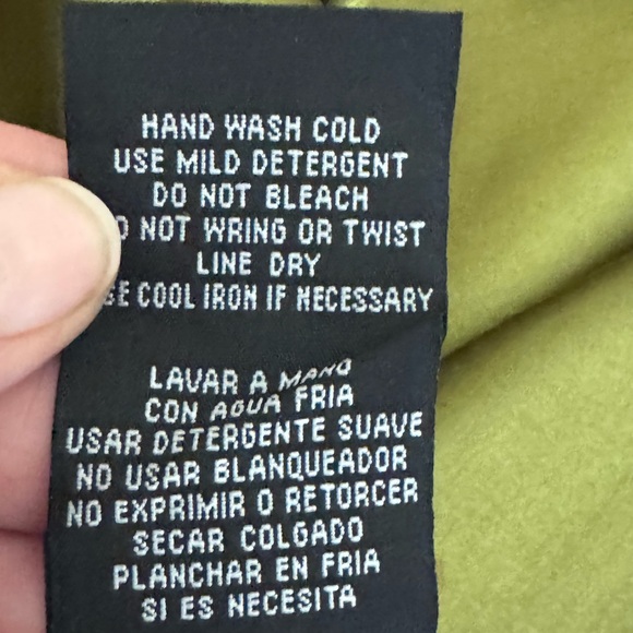 E-158 K Studio Vintage Green Sleeveless Pullover Summer Blouse Size 8 - Picture 14 of 15